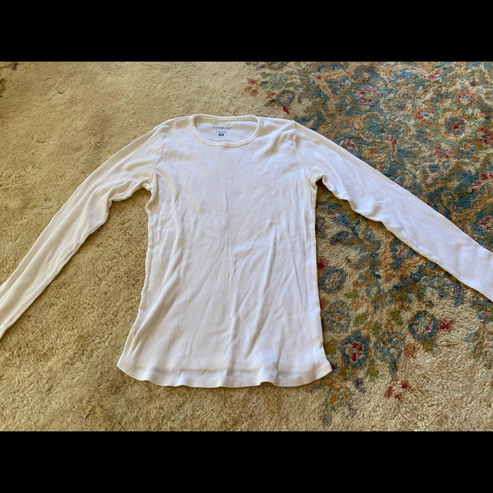 Motherhood maternity white long sleeved